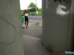 Africano, Mamada, Ébano, Hd, Al aire libre, Pov, Público, Realidad