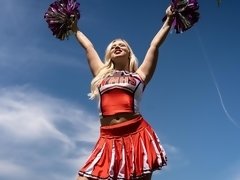 デカ尻, ブロンド, 指いじり, キス, なめる, オナニー, オマンコ, ティーン