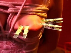 ボンデージ, 茶髪の, 服従, Hd, 下着, 赤毛