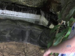 素人, 茶髪の, ドレス, 食べ物, 彼女, アウトドア, オマンコ, オッパイの