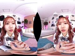 Japanese horny teen VR hot clip