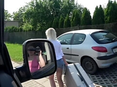 Mamada, Coche, Garganta profunda, Hd, Público, Realidad, Flaco, Tetas