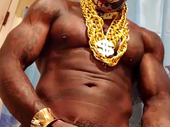Grote lul, Zwart, Sperma shot, Zwart, Homo, Hardcore, Pornster, Tatoeage