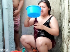 アジア人, ブロンド, ぽちゃ, カップル, フェティッシュ, フィリピン女性, 姉妹, 義母