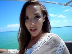 Amirah Adara and Angel Emily frolicking their butthole outdoors