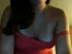 茶髪の, オナニー, 一人, ティーン, ウェブカメラ