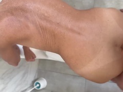 素人, アメリカ人, アナル, お尻, ブロンド, 熟年, 淫乱熟女, オーガズム