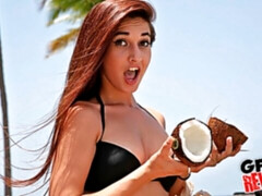 Blasen, Hundestellung, Interrassisch, Latina, Natürlichen titten, Dürr, Jungendliche (18+), Titten