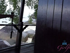 Leie, Arsch, Bikini, Klaffend, Piercing, Pov, Dusche, Titten