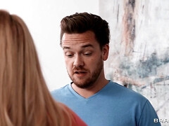 デカパイ, ブロンド, 巨乳な, イマラチオ, デブ, なめる, オフィス, オマンコ