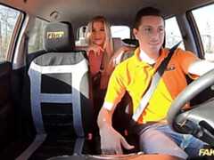 素人, デカチン, デカパイ, ブロンド, フェラチオ, 車, 自然山雀, ガリガリ