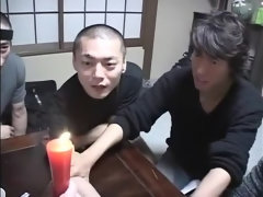 アナル, フェラチオ, ディルド, 指いじり, グループ, 日本人, レズビアン, 三人