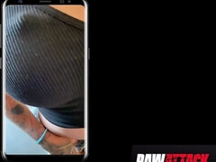 Grosse bite, Sucer une bite, Brunette brune, Plantureuse, En levrette, Exhib, Pov, Nénés