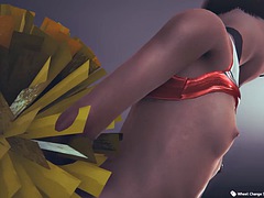 HONEY SELECT 2 - RED CHEERLEADERs first fuck