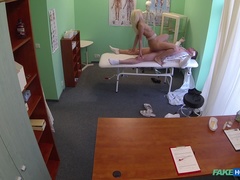 Blasen, Arzt, Hundestellung, Handjob, Lecken, Krankenschwester, Büro, Spanner