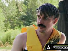 HETEROFLEXIBLE - Horny Ethan Chase Borrows Buddy Seb Leblans Phone For Porn After Jet Ski Accident