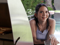 茶髪の, チン, バック, ドレス, 顔射, ラティーナ, ショートヘア, タトゥー