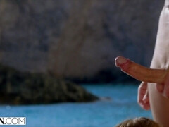 Tschechisch, Gesichtssitzen, Lecken, Öffentlich, Muschi, Reiten, Flotter dreier, Titten