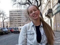 Leie, Blasen, Braunhaarige, Vollbusig, Spermaladung, Deutsch, Orgasmus, Jungendliche (18+)