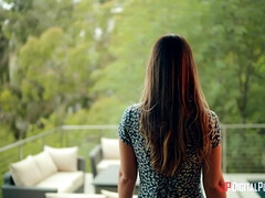 Stellung 69, Schwarz, Küssen, Latina, Lesbisch, Im freien, Pool, Muschi