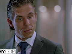 アナル, フェラチオ, 顔射, 女 人男 人, 小柄, 現実, 赤毛, 馬乗り