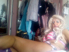 Whatch Jane1973 with her purple dildo close up
