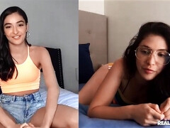 Vrouw, Vingeren, Lesbisch, Likken, Orgasme, Kut duiken, Speelgoed, Webcamera