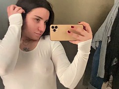 Gros seins, Ca minou, Habillées, Érotique, Européenne, Lingerie, Softcore, Tatouage