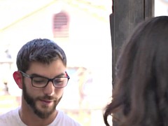 アナル, デカパイ, 茶髪の, 毛深い, イタリア人, なめる, 馬乗り, オッパイの