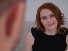 デカ尻, フェラチオ, バック, 赤毛, 剃毛, ストッキング, ティーン, オッパイの