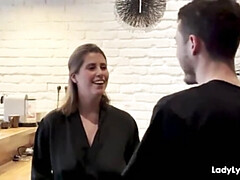 デカチン, デカパイ, フェラチオ, Hd, なめる, ポルノスター, オマンコ, 馬乗り