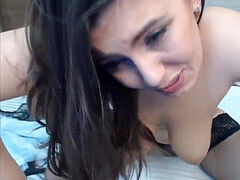 British beauty with molten kinks gets real wiggling orgasm