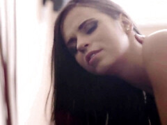 フェラチオ, 巨乳な, 中出し, 下着, 自然山雀, 穴開きパンティ, オマンコ, オッパイの