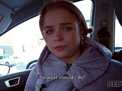 Grosse titten, Blondine, Blasen, Auto, Handjob, Öffentlich, Realität, Jungendliche (18+)