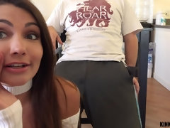 Verga grande, Gordita, Europeo, Familia, Pov, Montar, Afeitado, Ducha