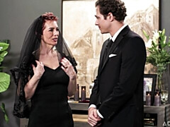 Grosser arsch, Grosser schwanz, Grosse titten, Blasen, Hundestellung, Reif, Rotschopf