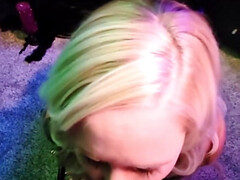 Leie, Grosse titten, Blondine, Spermaladung, Hundestellung, Aufs gesicht abspritzen, Frau, Orgasmus