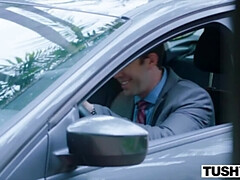 アナル, アスtoマウス, デカパイ, ブロンド, 中出し, バック, 目瞪口呆, 馬乗り