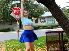 Frau, Faustfick, Hd, Nudist, Solo, Unter dem rock, Spanner