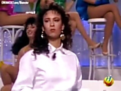 Blondine, Braunhaarige, Italienisch, Strümpfe, Vintage