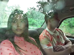 Enthousiasteling, Grote lul, Grote mammen, Pijpbeurt, Auto, Schattig, Openbaar, Slet