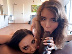 Cool Kristy Black and Eden Ivy at blowjob video