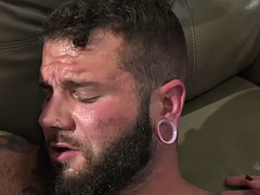 素人, バイセクシャル, ゲイ, レザー, ナイロン, 秘密の, フェラする, 三人