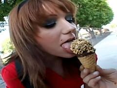 Kont, Hardcore, Realiteit, Roodharige vrouw, Schoolmeisje, Geschoren, Tiener, Tieten likken