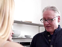 18 años, Negro, Mamada, Ffm, Abuelo, Lamidas, Coño, Chupando