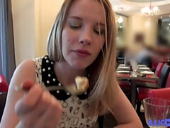 Kiara, beautiful Russian, gets her ass fucked by a French cock