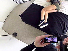 Pijpbeurt, Sperma in gezicht, Ondergoed, Klein, Mager, Bekijker