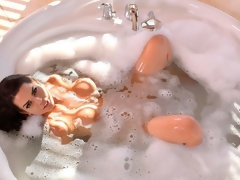浴室, デカ尻, 黒人, 口内発射, 異人種間, なめる, オナニー, 淫乱熟女