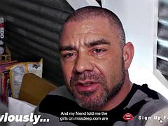 Dutch Man has Hot Threesome with Girlfriend  Milf Babe