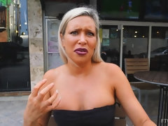 ビーチ, 淫乱熟女, アウトドア, 公共, 一人